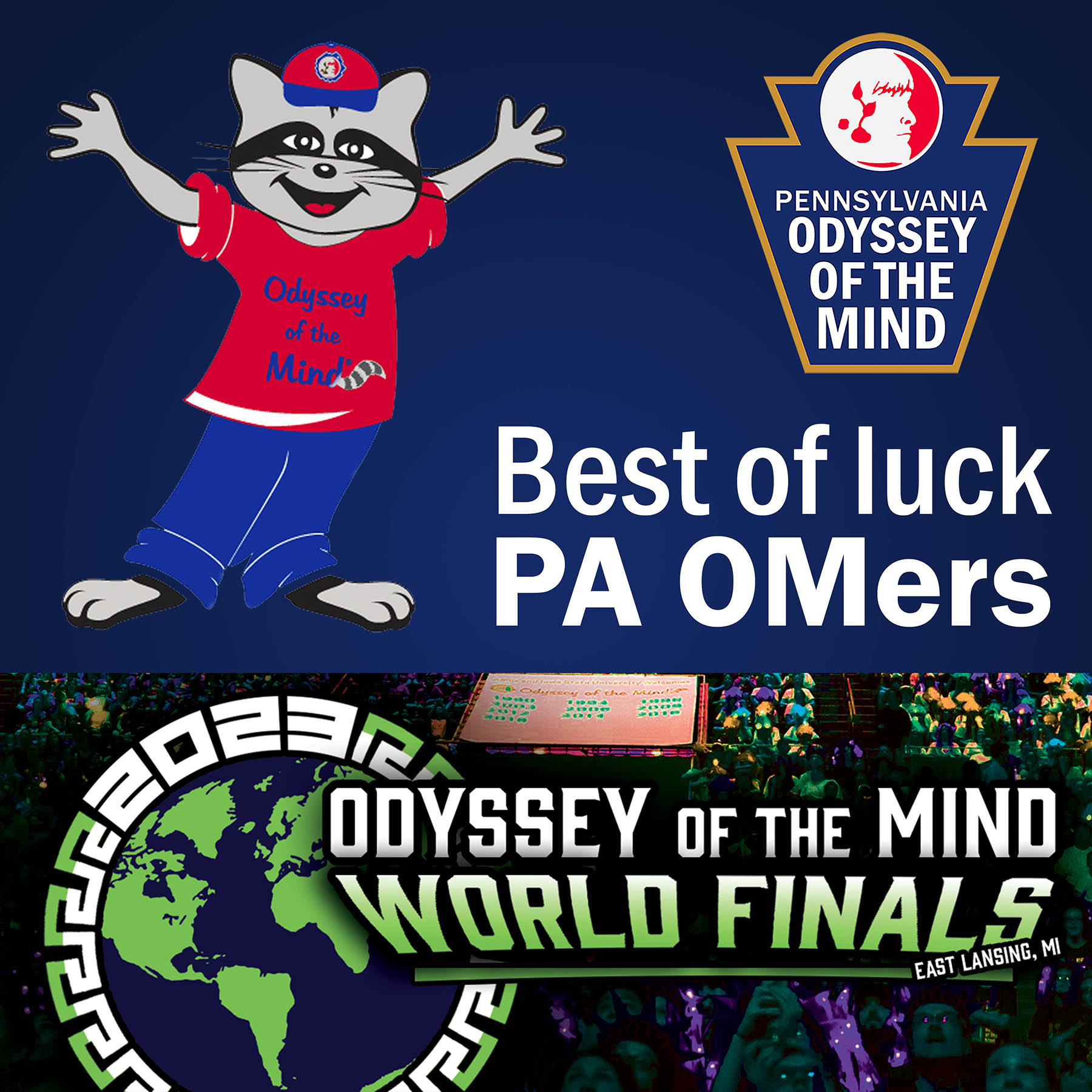 PA at World Finals 2023 Pennsylvania Odyssey of the Mind
